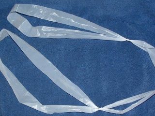 créer du fil avec des sacs plastique