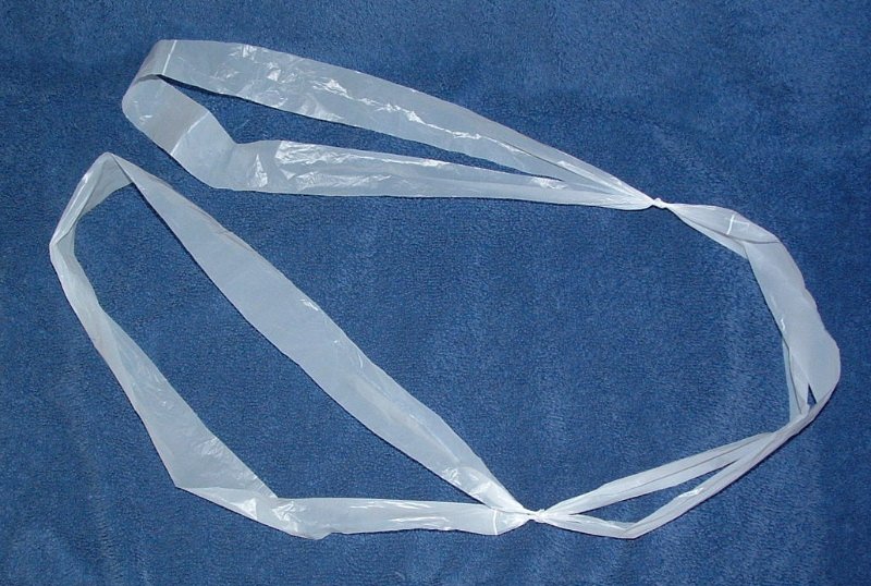 créer du fil en sac plastique
