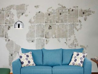 utiliser des matériaux recyclés pour recouvrir vos murs