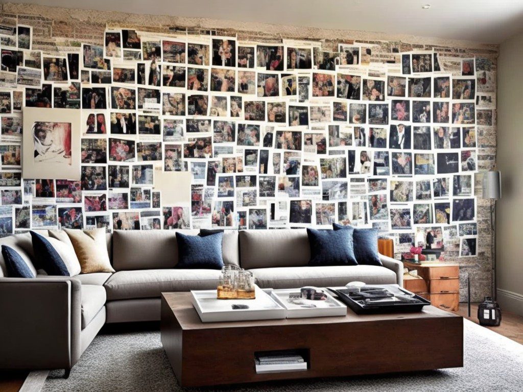 mur de photos
