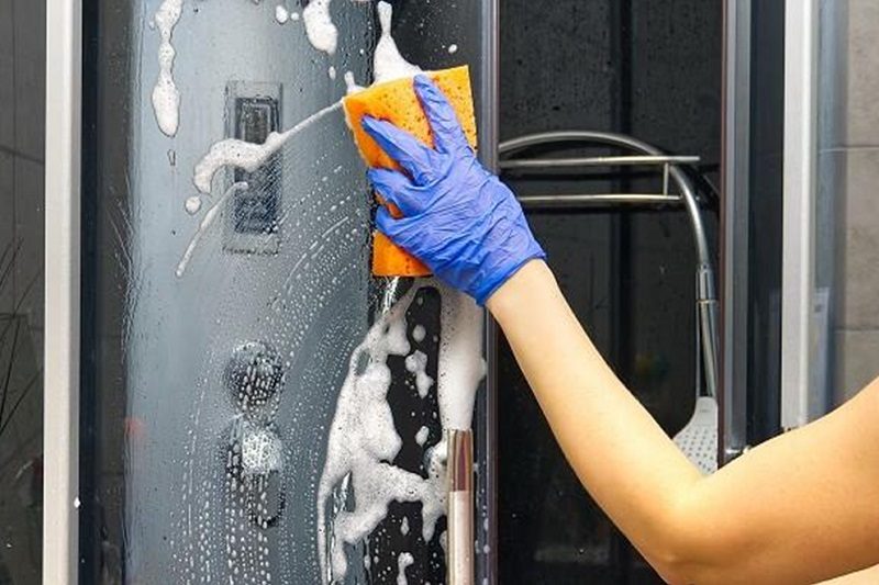 nettoyer cabine de douche sans produit chimique