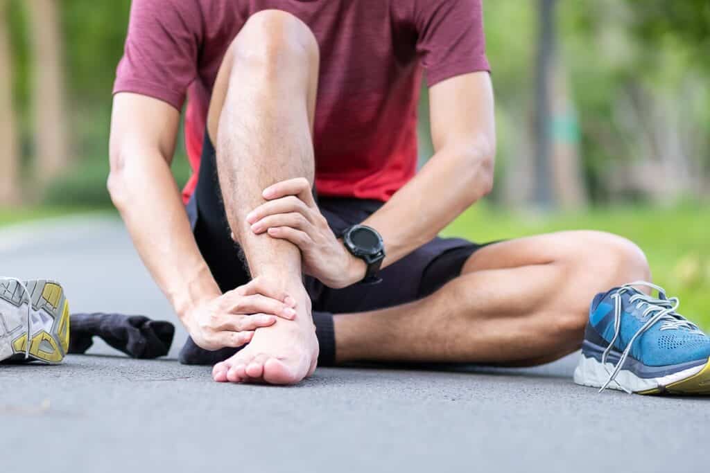 blessure au pied