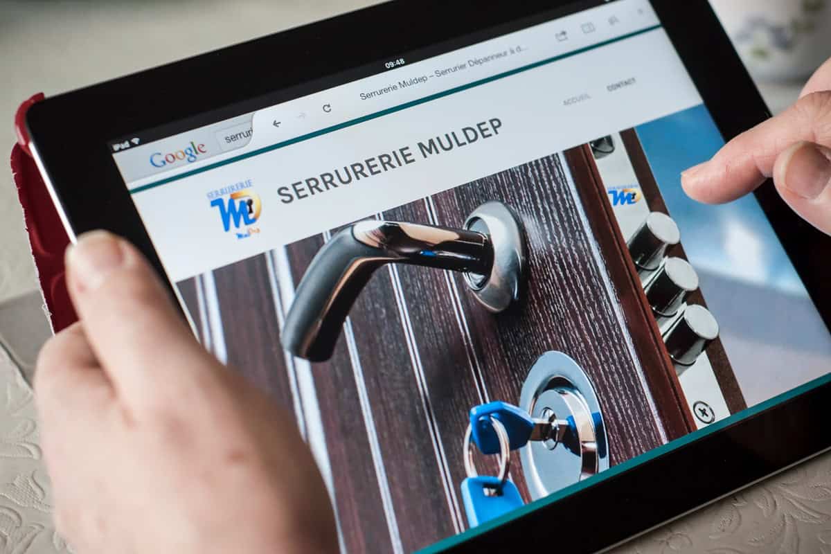 site internet d'un artisan