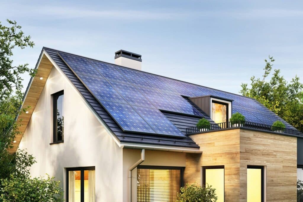 énergie solaire maison panneaux photovoltaïques
